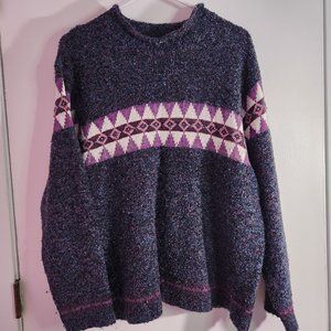 Wool blend patterned textured Fashion Bug sweater 18/20
